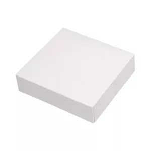 Boîte patisserie blanche 20x20x5cm